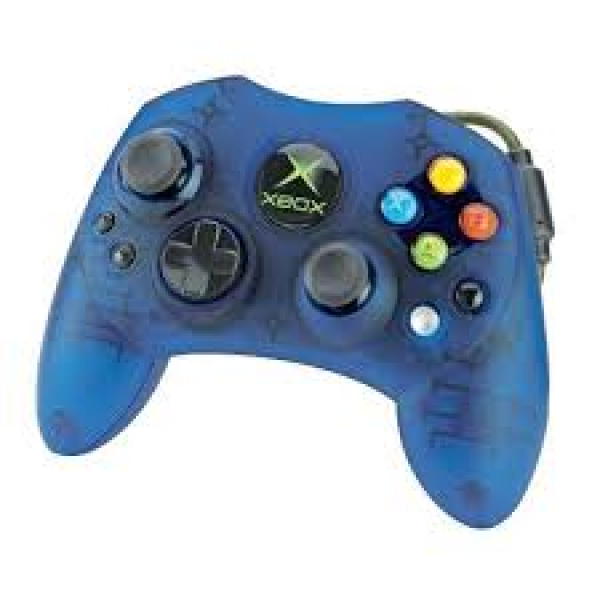 XBOX Controller S - Original Xbox - Blue (1st) - USED