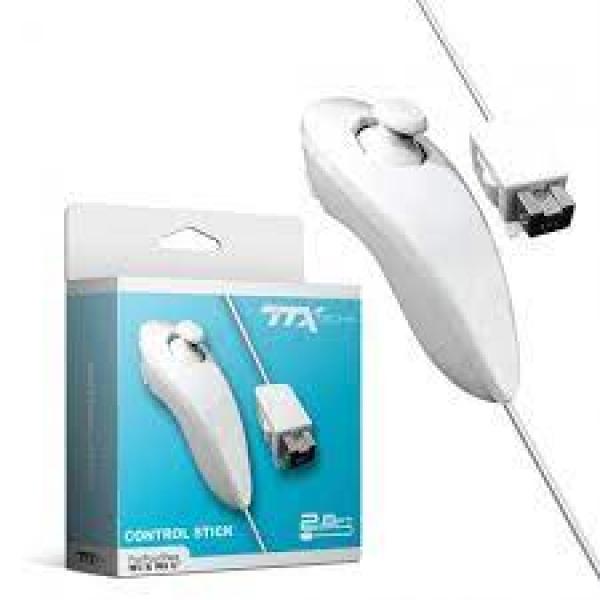Wii Nunchuk Controller (3rd) NEW - TTX Tech Innex - White
