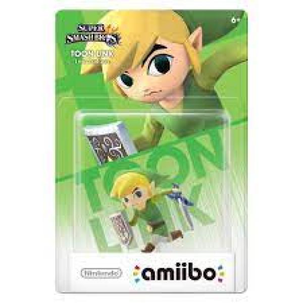 Amiibo - Gold Smash Base - Toon Link - Legend of Zelda - Child toon version of the green tunic wearing hero running - NEW