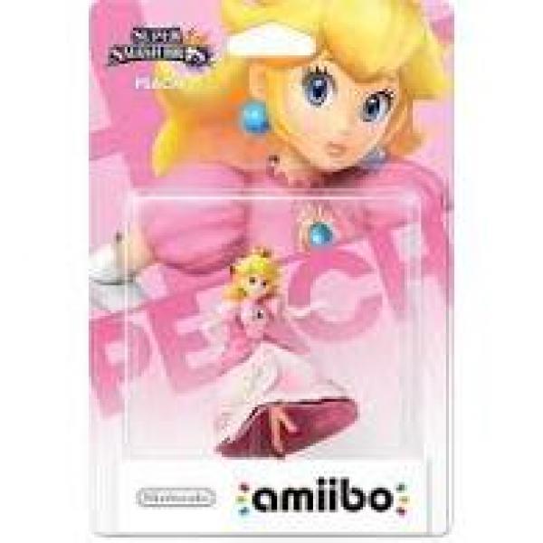 Amiibo - Gold Smash Base - Princess Peach - Super Mario Bros - Marios constantly kidnapped girlfriend she is blonde with a pink dress and floating - NEW