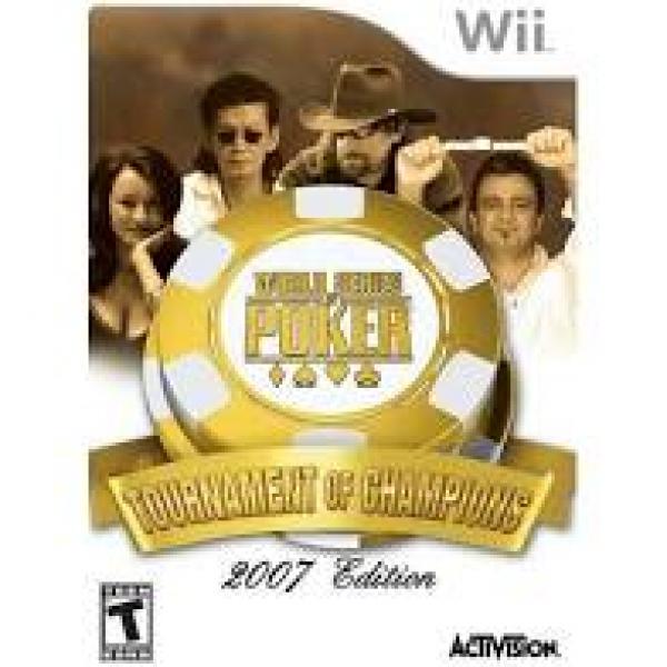 Wii World Series of Poker - Tournament of Champions - 2007 Edition - ONLY CASE SAYS 2007 EDITION