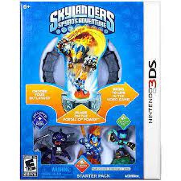 3DS Skylanders - Spyro's Adventure - Starter Pack - Complete with Big Box, Game, 3 Figures (Dark Spyro, Ignitor & Stealth Elf), Portal of Power, Poster, Trading Cards and Sticker Sheet