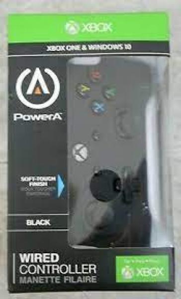 XB1 Controller (3rd) - Wired - PowerA - Black - NEW