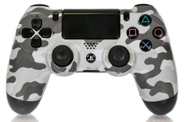 PS4 Wireless Controller (1st) - Sony - DualShock 4 - Urban Camouflage / White Camouflage - USED