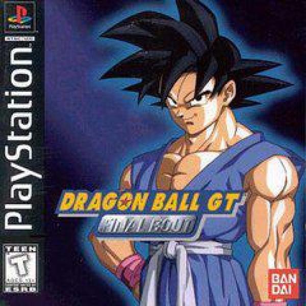 PS1 Dragon Ball GT - Final Bout - BANDAI EDITION - Gohan on Disc and Base Goku on Cover