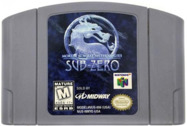 N64 Mortal Kombat Mythologies - Sub-Zero