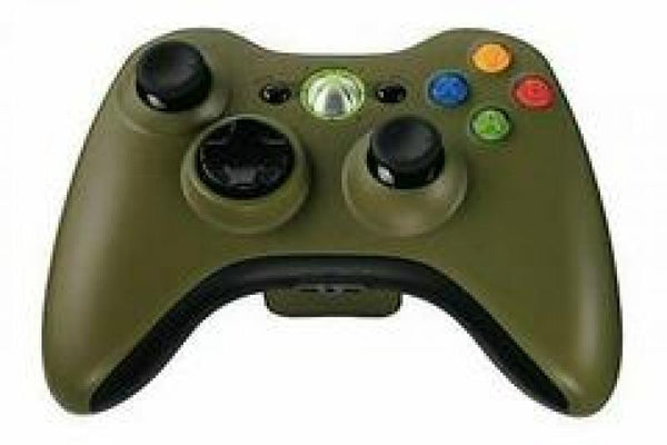 X360 Controller (1st) - Wireless - Halo 3 - Dark Green - USED