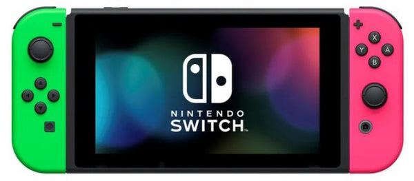 NS Nintendo Switch - System HW - Splatoon 2 Edition - Neon Green / Neon Pink Joy-Con - Core with Dock - USED