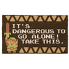 Gamer Gear - DOORMATS - Nintendo - Zelda - It's Dangerous - NEW
