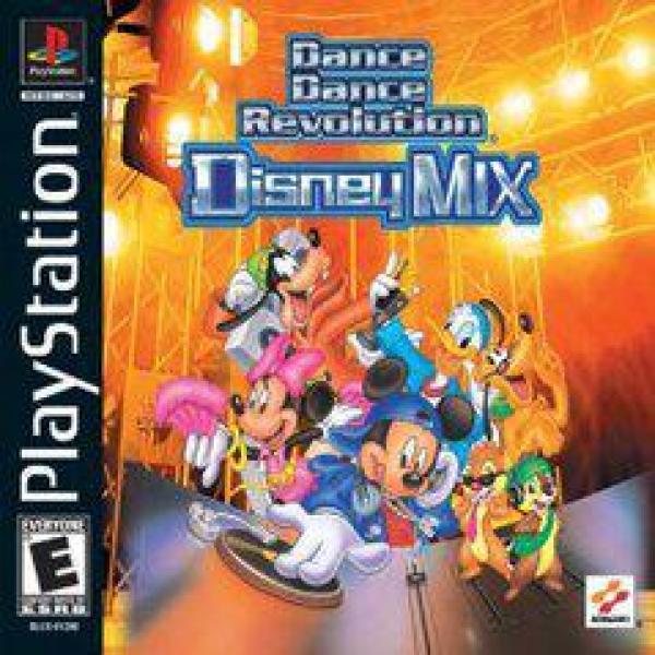 PS1 Dance Dance Revolution DDR - Disney Mix