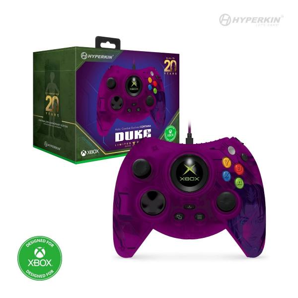 XSX XB1 PC USB Controller (3rd) Hyperkin Duke - Original Xbox Style Controller - 20th Anniversary - PURPLE - NEW