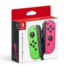 NS Joy-Con (1st) - Set of 2 - Neon Green / Neon Pink - NEW