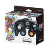 WiiU GC GameCube Controller (1st) - Super Smash Bros Edition - Flaming Super Smash Bros logo - Black - JAPANESE IMPORT - NEW