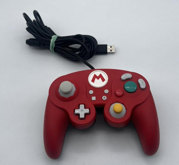 NS Switch Controller (3rd) - Wired - PDP - Fight Pad Pro - Mario - USED