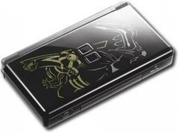 NDS NDSL Nintendo DS Lite - System HW - Pokemon Center Dialga and Palkia Edition - Black w/ Pokemon Sketches on top - USED