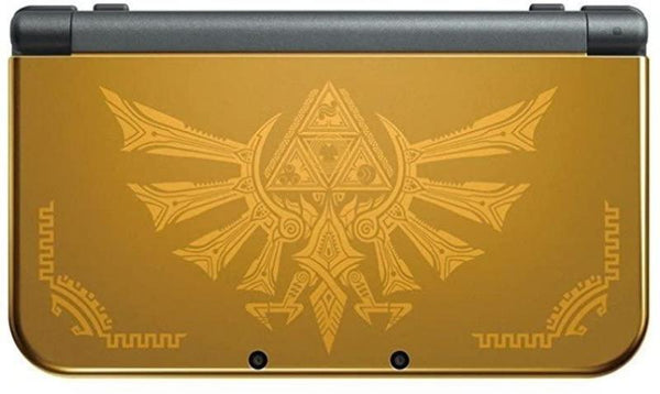 3DS N3DSXL New Nintendo 3DS XL - System HW - The Legend of Zelda Hyrule Edition - Gold w/ Royal Crest - USED