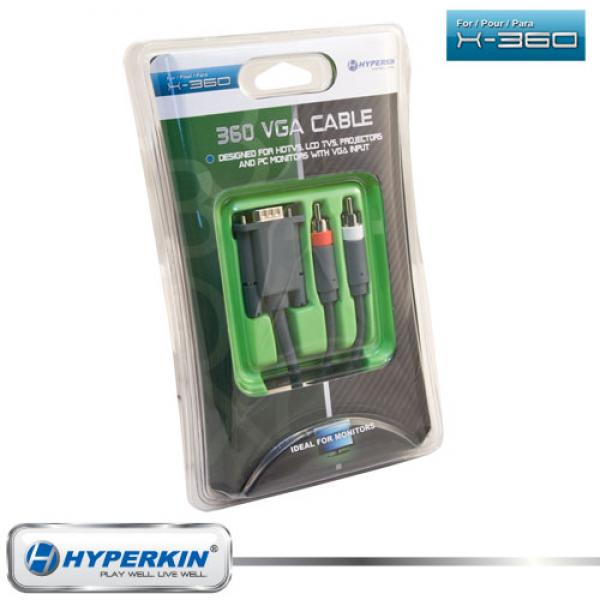 X360 AV VGA Cable - (3rd) NEW - Hyperkin