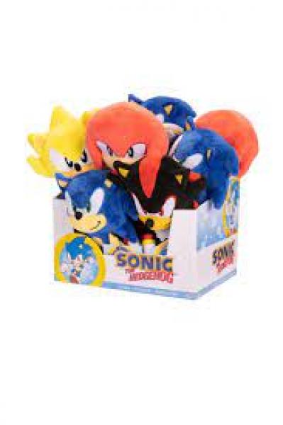 Plush - SEGA - Sonic the Hedgehog - JAKKS - Sonic the Hedgehog - 9 in - ASSORTED Styles - Includes ONE (1) - Sonic, Super Sonic, Knuckles, or Shadow - NEW