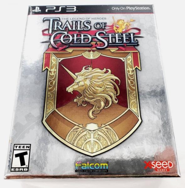 PS3 Legend of Heroes - Trails of Cold Steel - Lionheart Edition - Complete with Outer Box, Clamshell Box, Game, Art Book and Pin