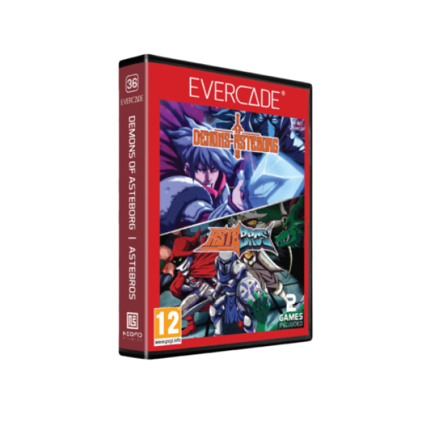 EVC Evercade - Demons of Asteborg / Astebros - 2 Games Included - NEW