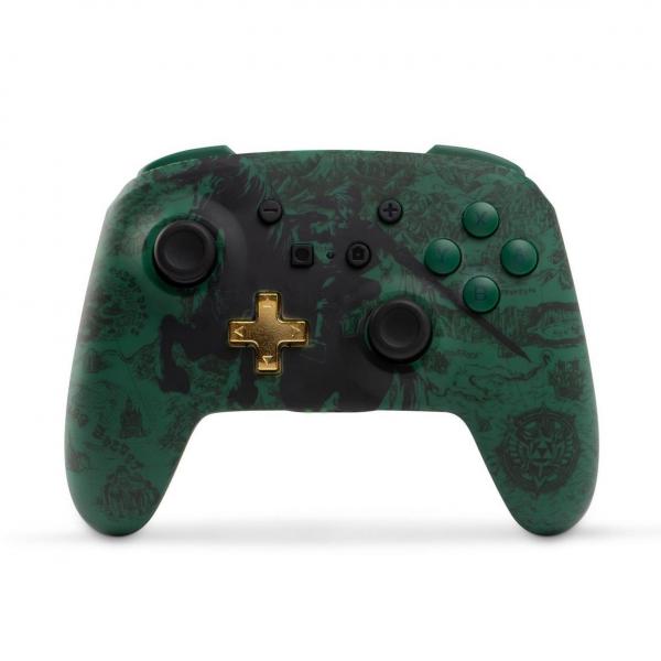 NS Switch Controller (3rd) - Wireless - Enhanced PowerA - Zelda - Link Silhouette - USED