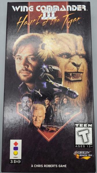 3DO Wing Commander III 3 - Heart of the Tiger - LONGBOX - 4 discs