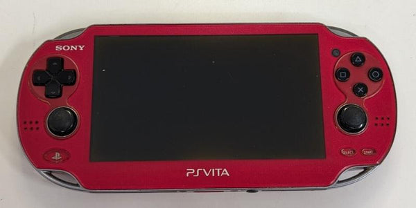 VITA F - VITA - Playstation PS Vita - system HW - Wifi (PCH 1000) - Cosmic Red - JAPANESE IMPORT - USED