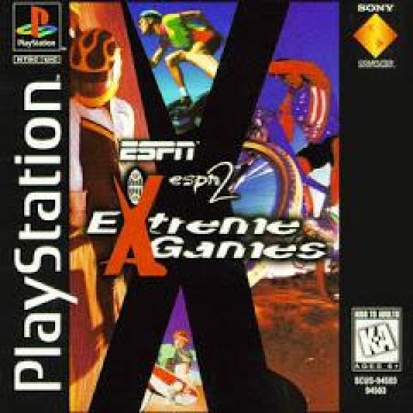 PS1 ESPN Extreme Games (same game as 1Xtreme) - BLACK LABEL - JEWEL CASE