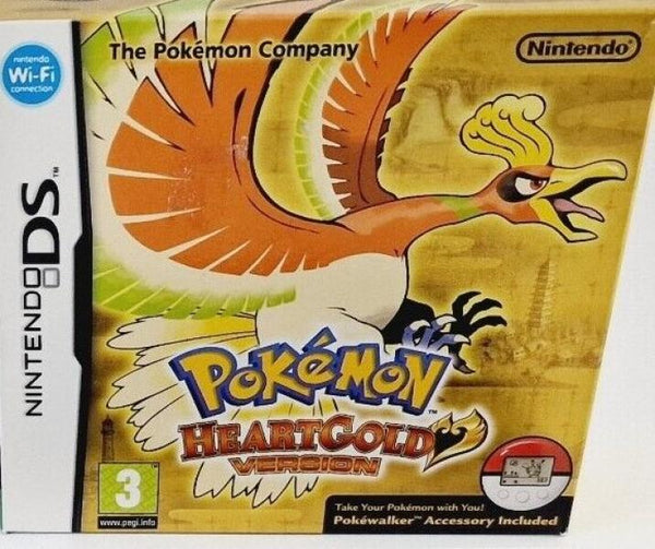 NDS Pokemon - HeartGold - Complete in Box with Game and Pokewalker - PAL IMPORT