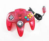 N64 Controller (1st) - Watermelon Red Transparent
