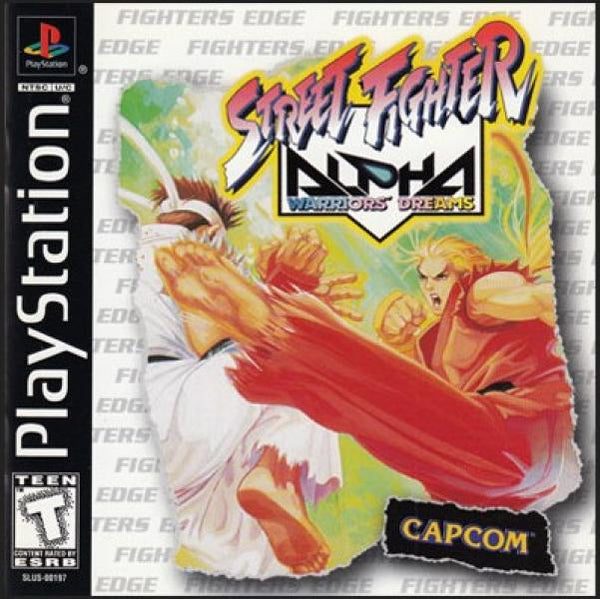 PS1 Street Fighter Alpha - Warriors' Dreams - JEWEL CASE