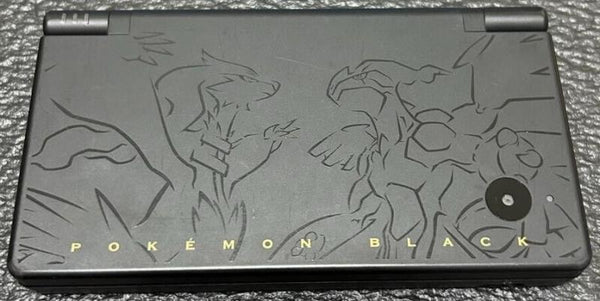 NDS NDSi Nintendo DSi - System HW - Pokemon Black Edition - Black w/ Reshiram & Zekrom - USED