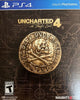 PS4 Uncharted 4 - A Thiefs End - Special Edition - Complete with Outer Box, Inner Box, Steelbook with Game, Artbook and Sticker Sheet - DLC MAY NOT BE INCLUDED
