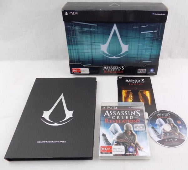PS3 Assassins Creed - Revelations - Animus Edition - Includes Game, Lenticular Animus Outer Box, Encyclopadia, Assassins Creed Embers Movie, Soundtrack - DLC MAY NOT BE INCLUDED OR WORK - PAL IMPORT - NEW