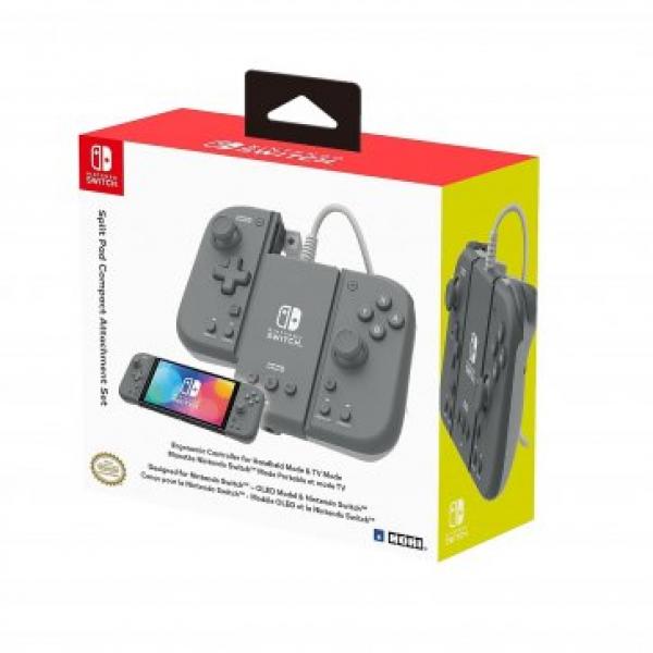 NS Joy-Con (3rd) - Split Pad Compact style controllers and attachment HORI - Slate Gray - NEW