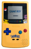 GBC Game Boy Color - System HW - Blue and Yellow - Pokemon Special Edition - Has Pikachu, Togepi, Jigglypuff on it - USED