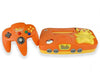 N64 Nintendo 64 System - HW - Pikachu Pokemon - Orange - JAPANESE IMPORT - USED