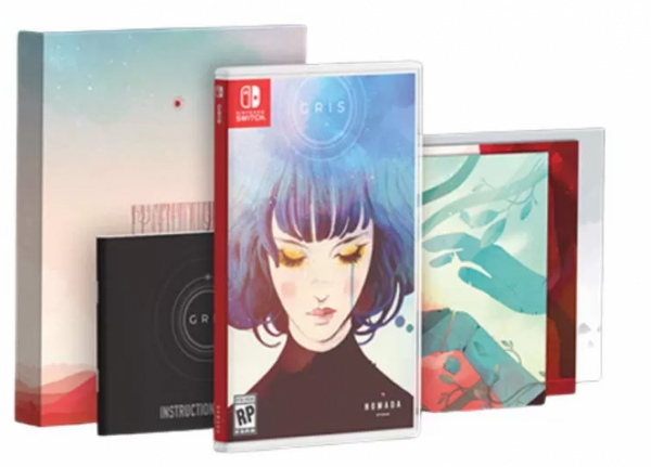 NS Gris - Switch Reserve Edition - Special Reserve - Complete in Big Box with Game, Instruction Booklet, and Art Prints - USED
