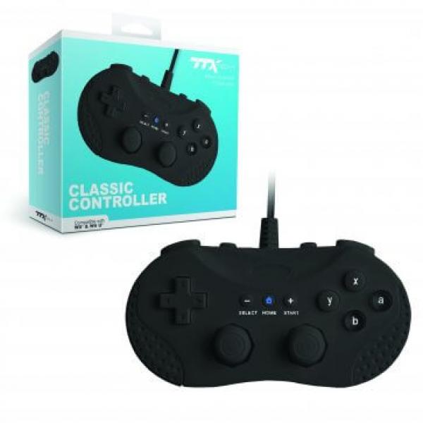 Wii Classic Controller (3rd) NEW - TTX - black