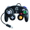 WiiU GC GameCube Controller (1st) - Super Smash Bros Edition - Flaming Super Smash Bros logo - Black - USED