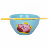 Gamer Gear - Nintendo - Kirby - wink - Ramen Bowl with Chopsticks - Novelty Bowl - NEW