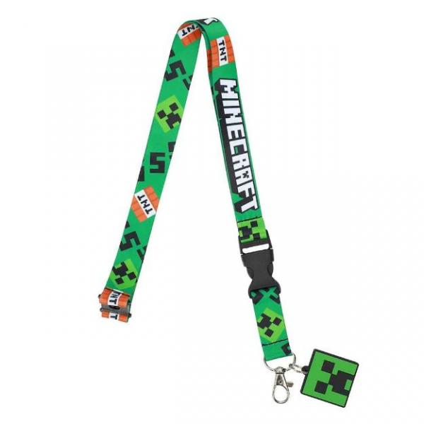 Lanyard - Minecraft - Creeper - Green