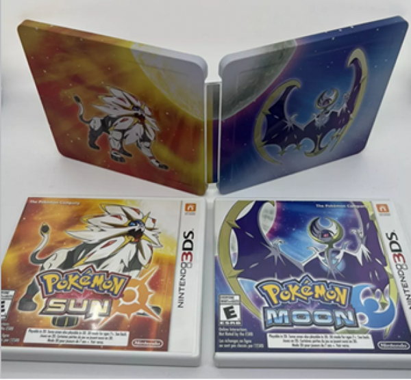 3DS Pokemon - Sun & Moon Dual Pack - Steelbook Edition