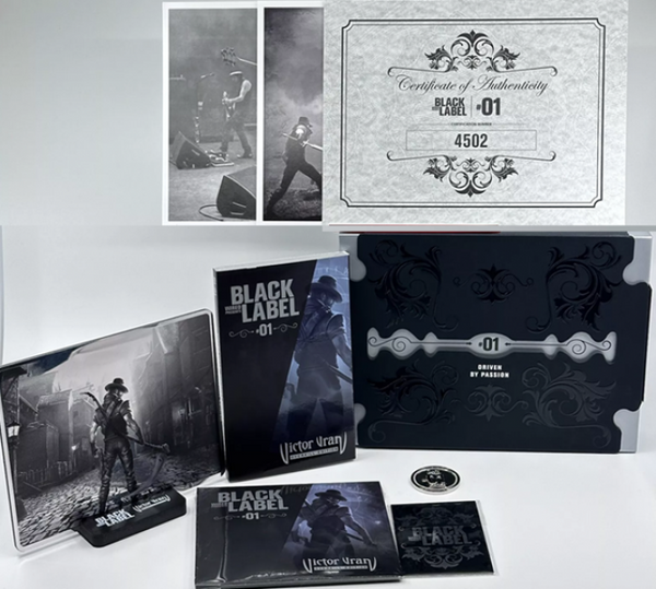 NS Black Label #01 - Victor Vran - Complete in Box with Sleeve, Game with Slipcover, Art Prints, Numbered Authenticity Card, Trading Cards, Story in Pictures, and Coin