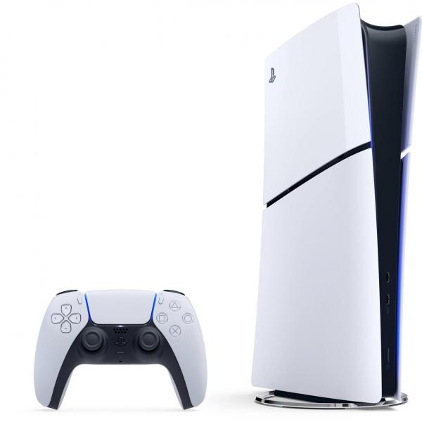 PS5 PlayStation 5 Console - HW - Slim Model - 1 TB - Digital Edition - White - USED