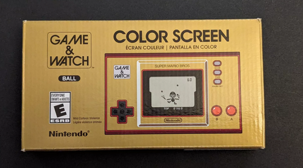 Nintendo Game & Watch - Super Mario Bros. 35th Anniversary - Ball Label - Complete in Box - USED