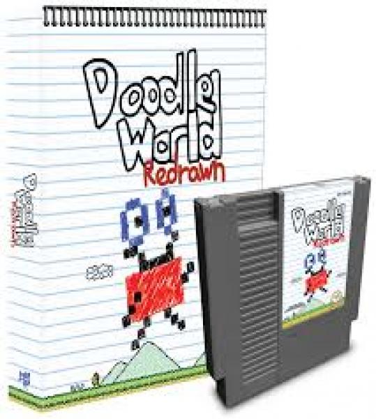 NES Doodle World - Redrawn - Limited Run - Complete in Box - BRAND NEW & SEALED