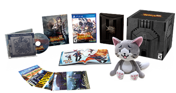 PS4 Legend of Heroes - Trails of Cold Steel III 3 - Thors Academy Edition - Complete with Big Box, Steelbook, Game in Plastic Case, Artbook, OST CD, Mishy Plushie and Postcards