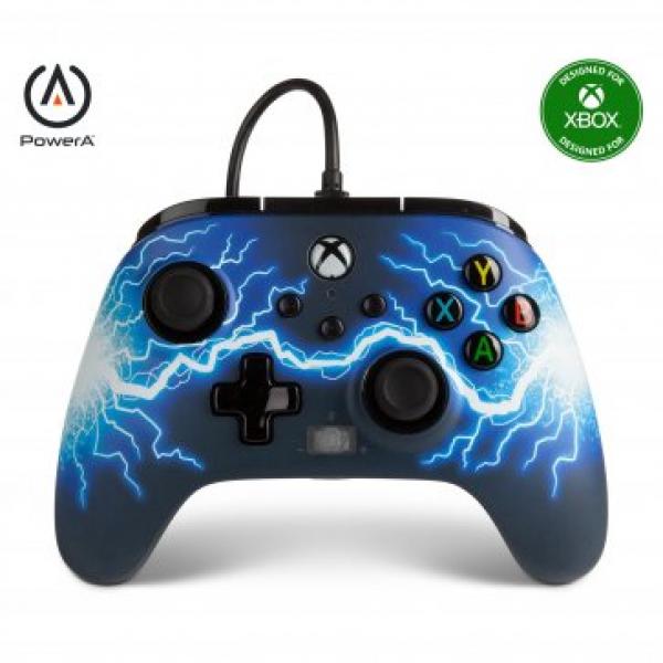 XSX XB1 PC Controller (3rd) - Wired - PowerA - Arc Lightning - NEW