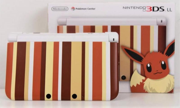 3DS 3DSXL Nintendo 3DS LL - System HW - Pokemon Center Eevee Edition - JAPANESE IMPORT - USED